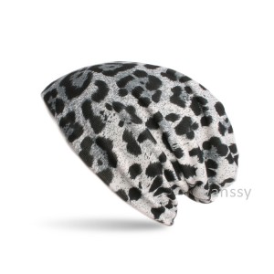 Beanie Mütze mit Leopard Muster